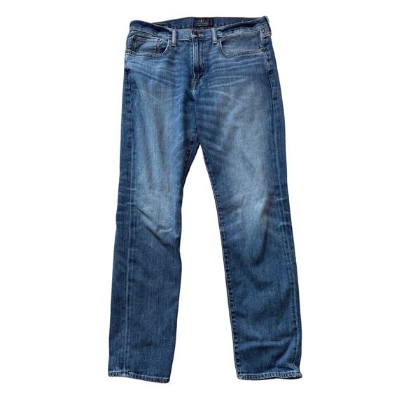 Lucky Brand Men's Blue Denim Jeans size 34 X 34; 121 Heritage Slim - Picture 1 of 11